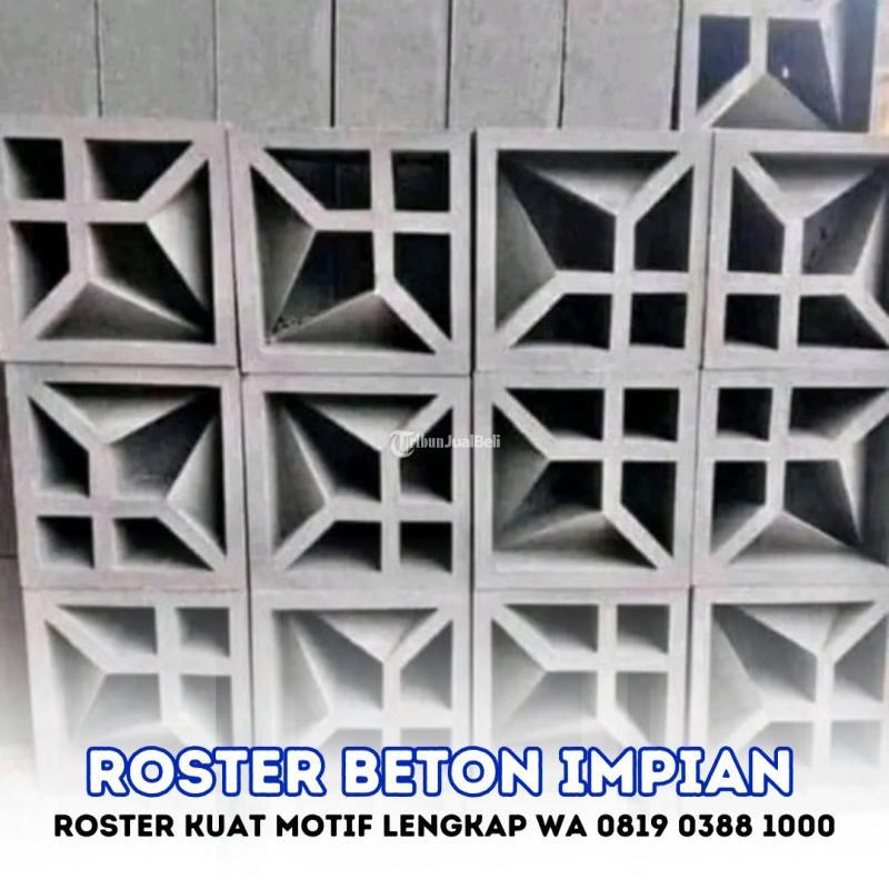 Motif Roster Beton Terbaru Ukuran 20x20 cm Harga Terbaik di Sooke - Mojokerto