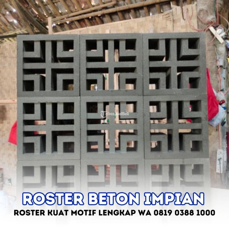 Pabrik Pagar Roster Beton Motif Terlengkap Terbaru di Dawar Blandong - Mojokerto