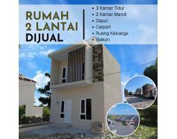 Jual Rumah Modern 2 Lantai Tipe 60 Baru di Jambidan Banguntapan Dekat Ringroad Giwangan Bisa KPR - Bantul