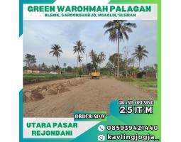 Grand Opening Tanah Murah Luas 87 m2 Di Utara Pasar Rejondani Dengan View Sawah - Sleman