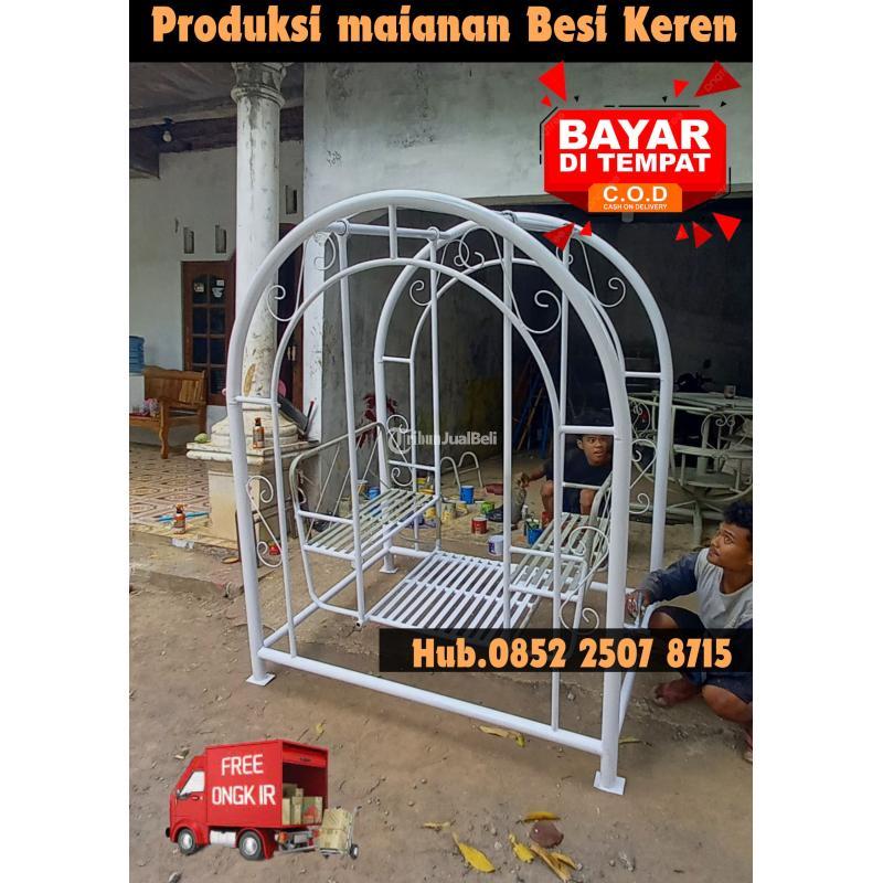 Produksi Ayunan Besi bulat Dan Jungkat Jungkit di Abianse - Badung