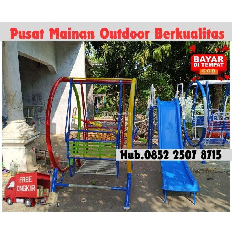 Ayunan Besi Minimalis Dan Jungkat-jungkit Anak - Gianyar