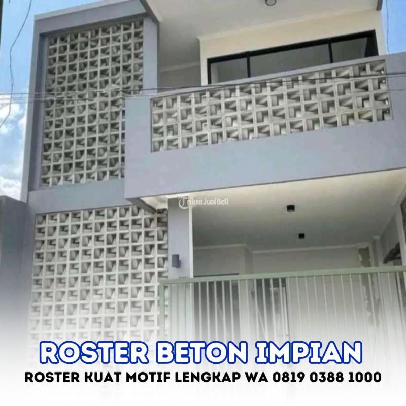 Motif Roster Beton Dinding dan Pagar Rumah Terlengkap - Gresik 