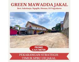 Jual Tanah Pekarangan Luas 120 m2 Strategis Di Timur SPBU UII Jakal Km 3.5 - Sleman