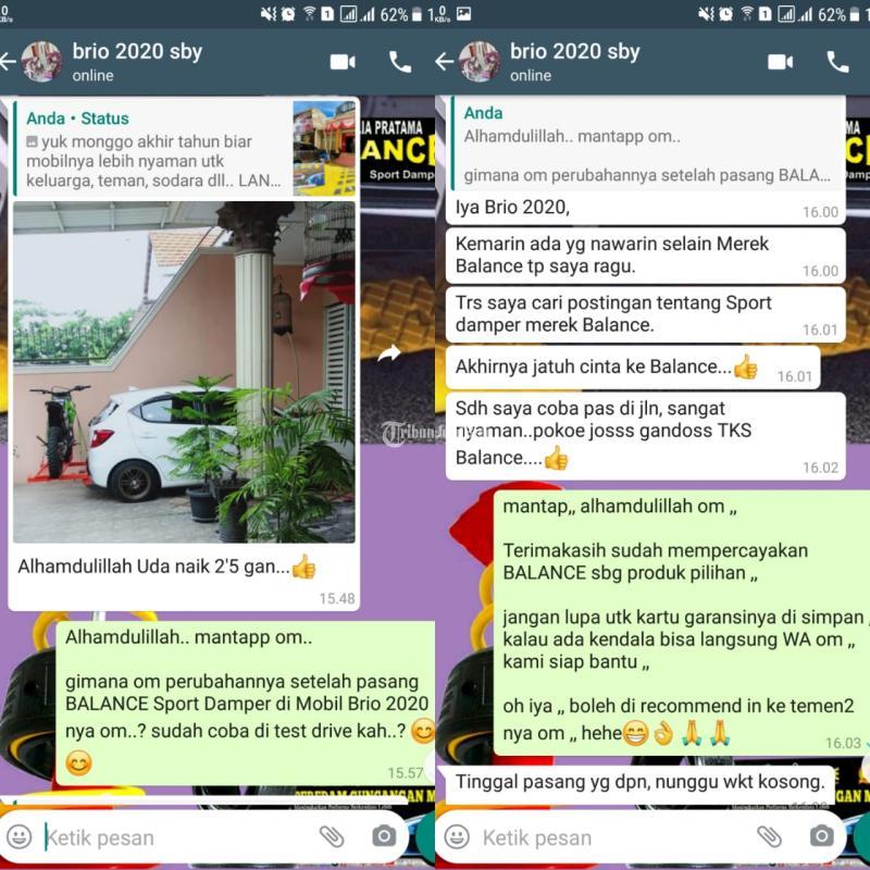 Empuk di Jalan Berlubang mobil bebas Gruduk dengan Balance Damper - Semarang Kota