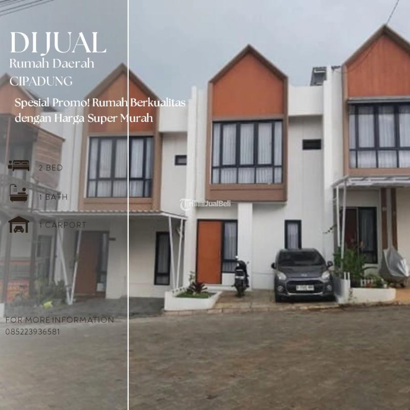 Dijual Rumah Bergaya Villa 2KT 1KM SHM Dekat Tempat Kerja - Bandung Kota