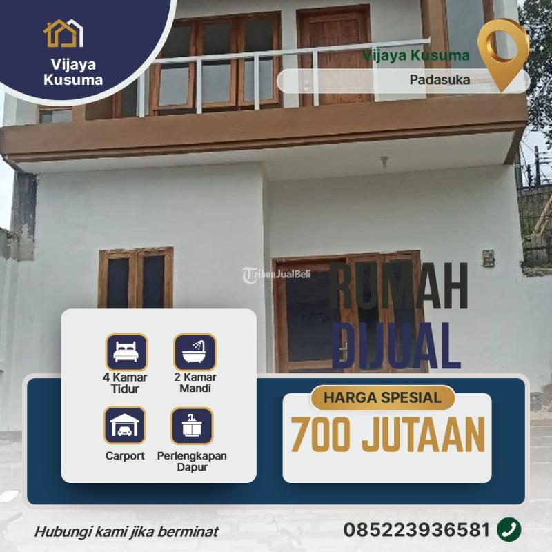 Dijual Rumah 2 Lantai SHM 4KT 2KM di Ujungberung- Bandung Kota