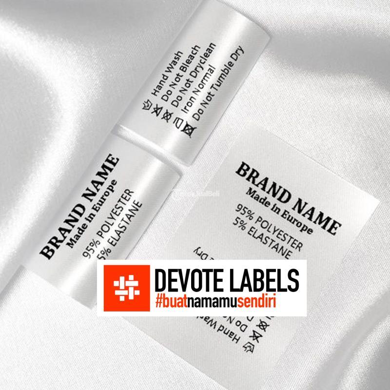 Cetak Label Baju Satin Tamiang Layang - Barito Timur