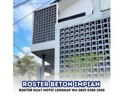 Loster Roster Beton Minimalis Anti Tampias Hujan di Sangkapura - Gresik