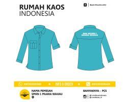 Terbaru Seragam Karyawan Kemeja Custom Bordir - Tarakan 