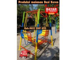 Produksi Ayunan Besi Kotak Dan Perosotan Anak di Baturiti -- Tabanan
