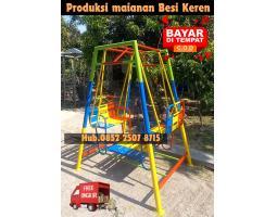 Ayunan Besi Kotak Custom Dan Perosotan Anak - Tabanan