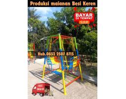 Ayunan Besi Dewasa dan Perosotan Custom - Tabanan 