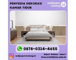 Penyedia Dekorasi Kamar Tidur Minimal Pemasangan 5 Roll - Malang Kota