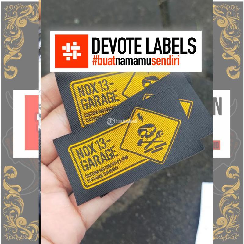 Cetak Label Pakaian Nylon - Gunung Mas