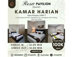 Disewakan Kamar Harian Area UMM 3 Harga Murah - Malang 