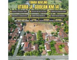 Dijual Tanah SHM Pekarangan Luas 90m SHM di Jalan Godean Km 14 - Sleman