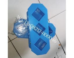 Cetakan Kubus Beton 5 x 5 x 5cm Three Gang Bahan Plastik Fiber Ringan - Makassar