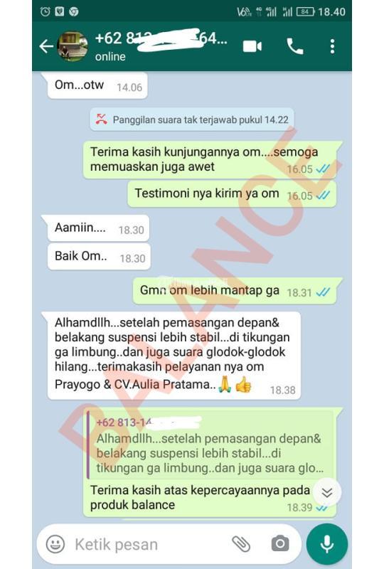 Balance Spring Buffer Pilihan Tepat Mengatasi Limbung dan Gruduk Mobil Awet 9 Tahun - Jambi