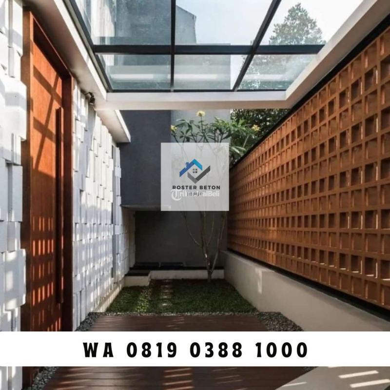 Dinding Roster Loster Beton Motif Terlengkap Ukuran 20x20 di Krembangan - Surabaya