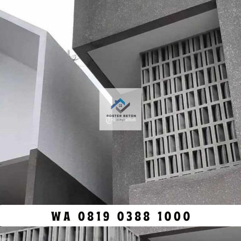 Desain Pagar Tembok Roster Beton Minimalis Harga Terbaik di Rungkut - Surabaya
