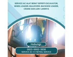 Service AC Excavator Crane Bulldozer Alat Berat - Binjai