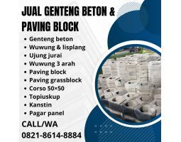 Keanggunan Taman dengan Paving Block Hitam - Malang