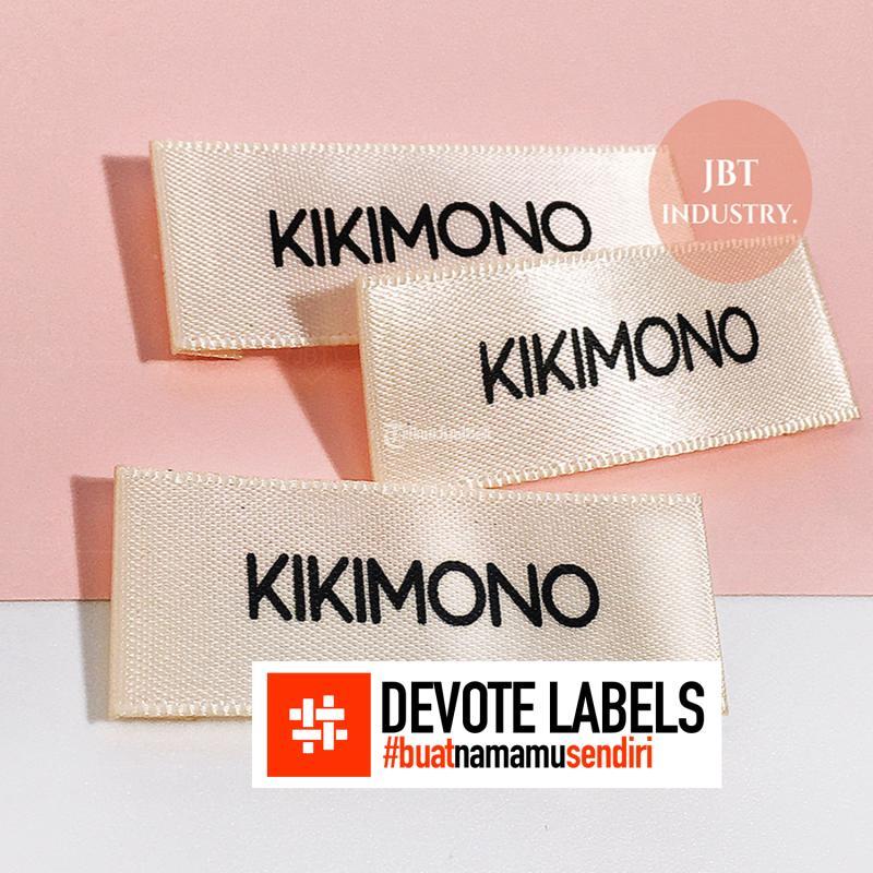 Cetak Label Satin Muara Teweh Devote Cetak Labels - Barito Utara