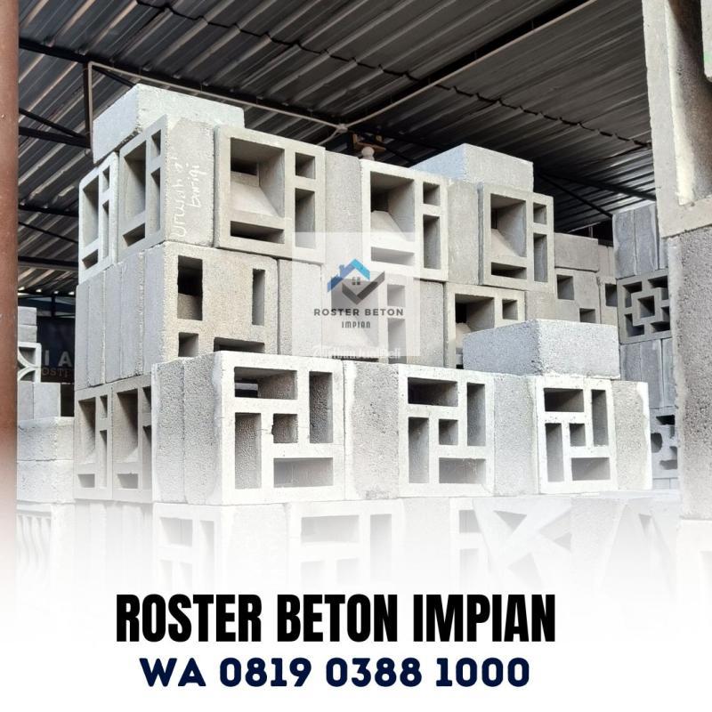 Roster Beton Ukuran 20x20 cm Terbaik dan Termurah di Sawahan - Surabaya