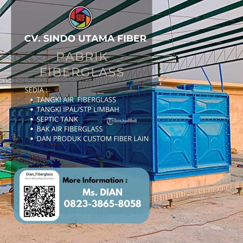 Top Seller Tangki Air FRP Fiberglas 8000 Liter - Bondowoso