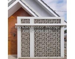 Produsen Roster Loster Beton Fasad Rumah Modern di Kebonarum - Klaten