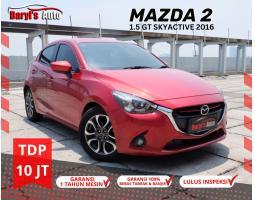 Mobil MAZDA 2 GT AT Skyactive Facelift 2016  Bekas KM Antik 20rb TDP10 Juta Warna Merah - Jakarta Utara