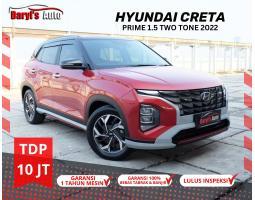 Mobil Hyundai Creta Prime 1.5 Two Tone Panoramic 2022 Bekas Warna Merah Tdp 10 Juta - Jakarta Utara