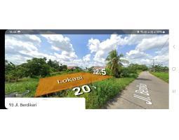 Jual Tanah Pinggir Jalan Berdikari Ukuran 20x22.5 Harga 550 Juta Nego - Pontianak