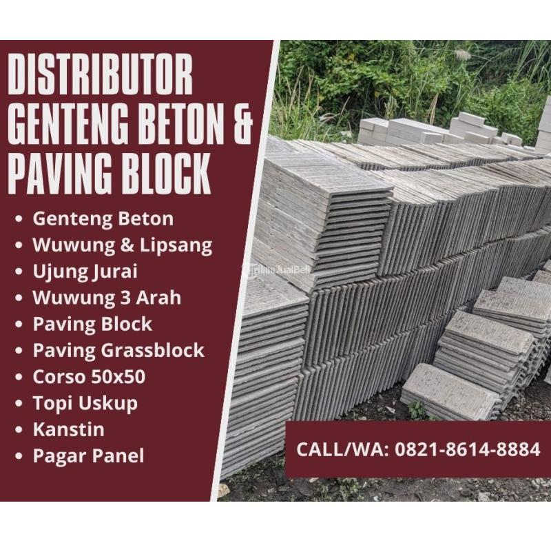 Promo Harga Genteng Beton Per Bijian, Kirim Langsung ke Sidoarjo - Malang