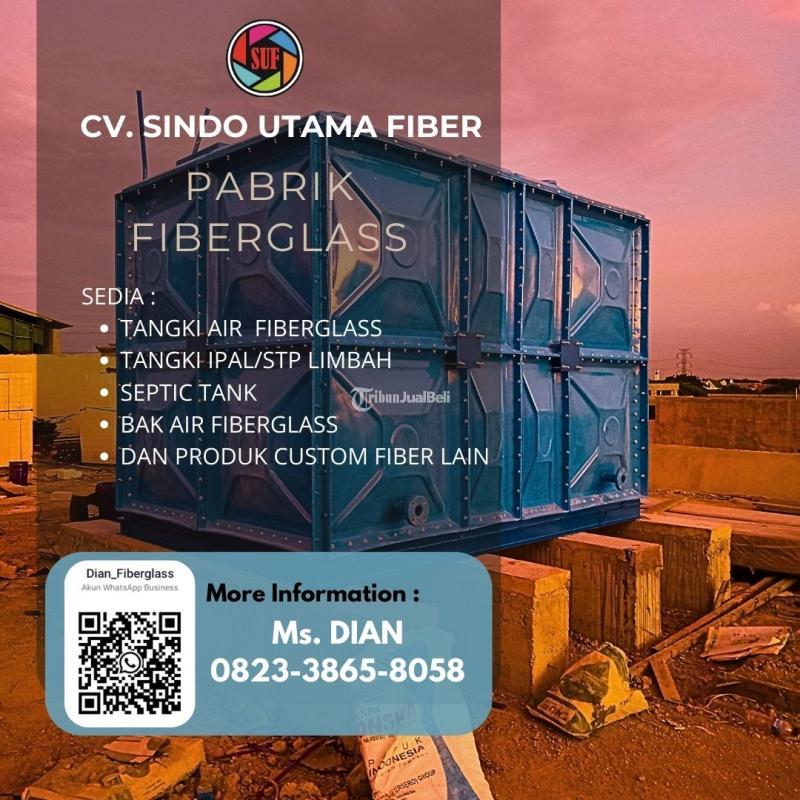 Terjamin Roof Tank Panel Fiberglass FRP 10000 Liter Hotel - Gresik