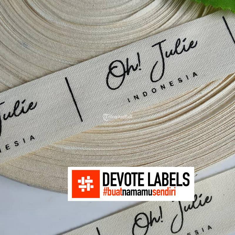 Cetak Label Pakaian Tafeta Wovendamask - Kapuas