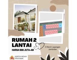 Dijual Rumah 2 Lantai Bisa KPR DP Ringan Dekat Giwangan Kotagede Tipe 60 3KT 2KM SHM - Bantul