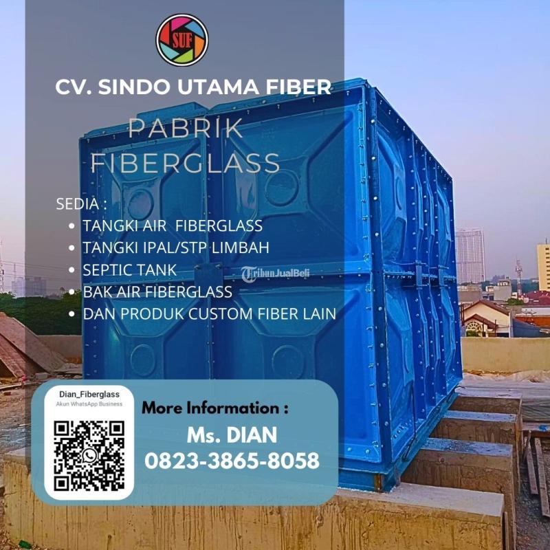 Murah Roof Tank Panel FRP Fiberglass 20000 Liter - Jombang
