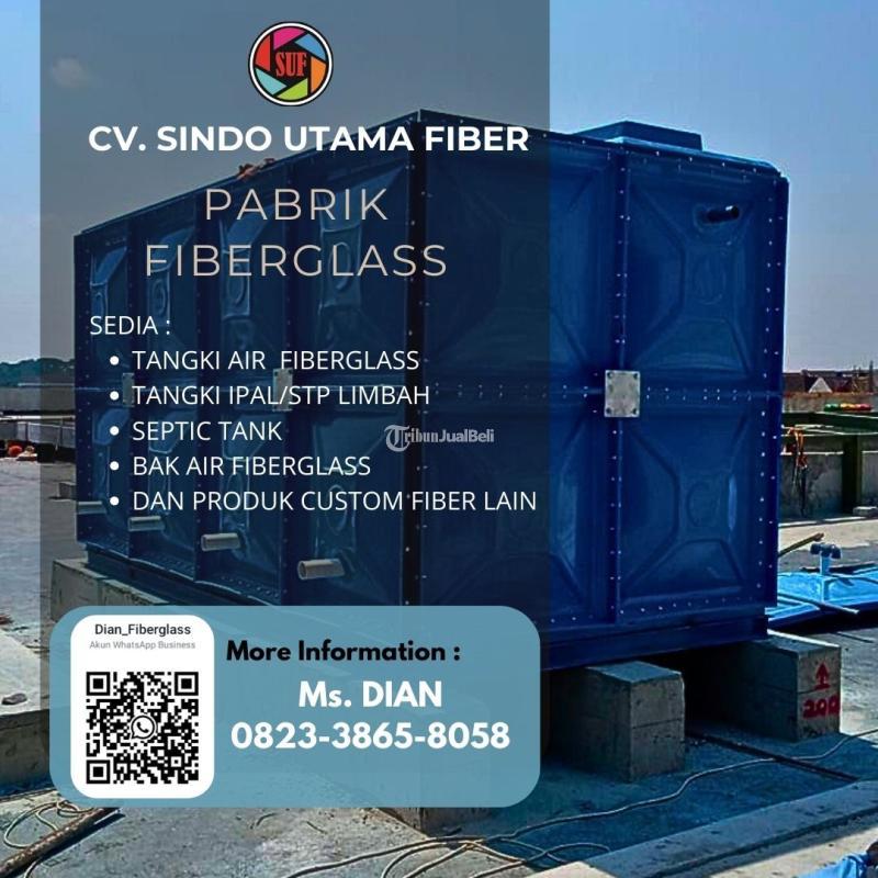 Murah Roof Tank Panel FRP Fiberglass 20000 Liter - Jombang