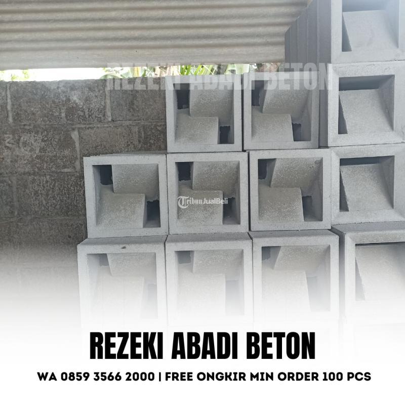 Roster Beton Pagar Ukuran 20x20 di Gemarang - Madiun