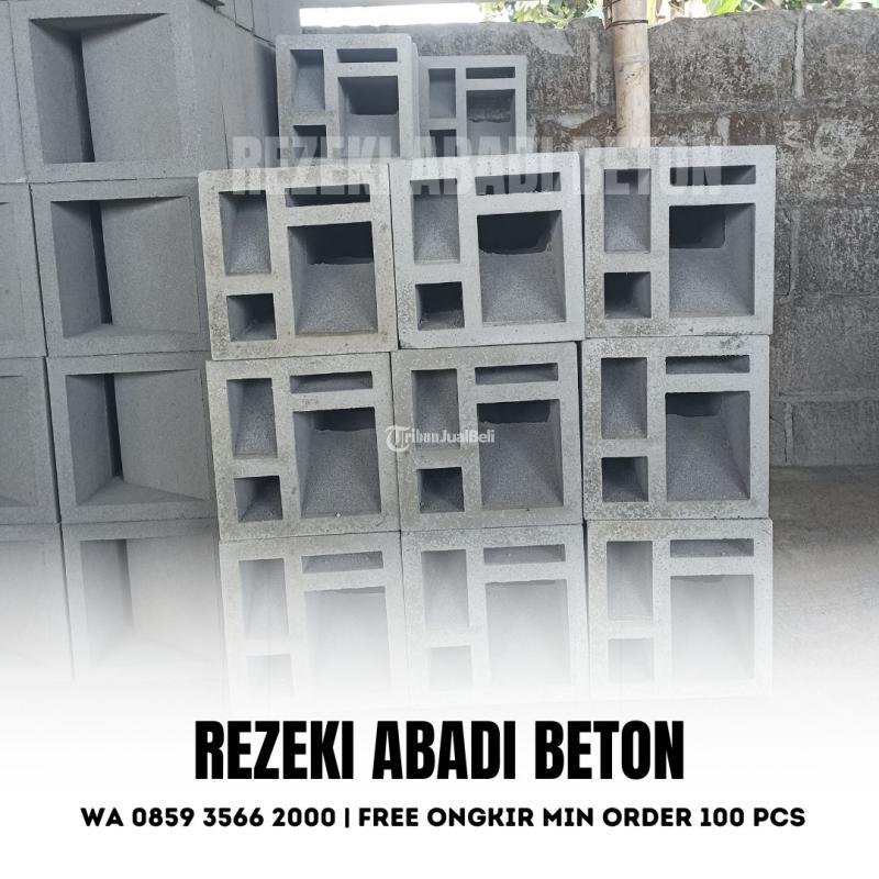 Roster Beton Pagar dan Ventilasi Udara di Jiwan - Madiun