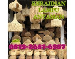 Kerajinan Lampu Anyaman Kualitas Ekspor - Bantul