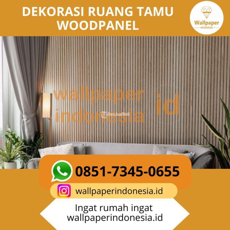Dekorasi Ruang Tamu Woodpanel - Malang