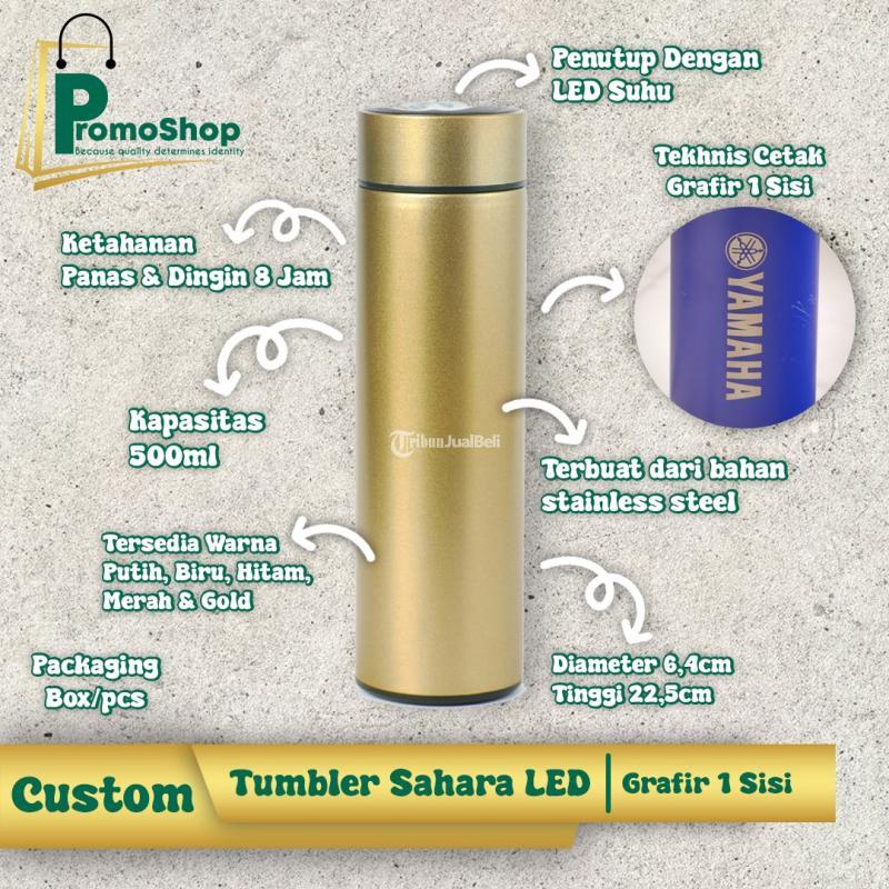 Cetak Custom Botol Minum Stainless Percetakan Thumbler Murah - Surabaya