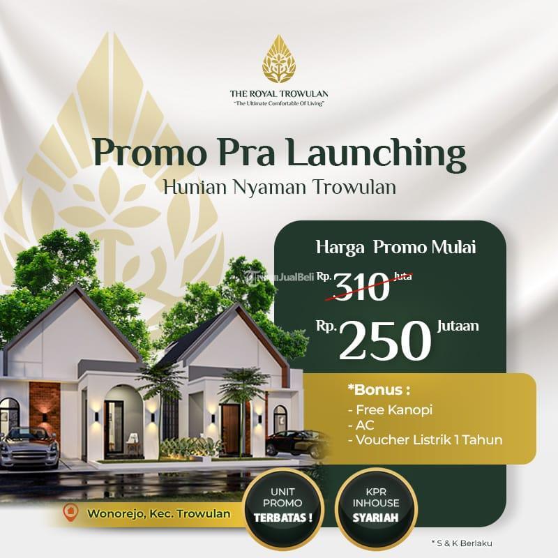 Jual Rumah Baru Tipe 36 dalam Perumahan Aestetik di Trowulan - Mojokerto