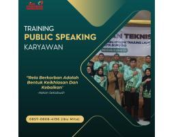 Training Public Speaking Karyawan - Malang 