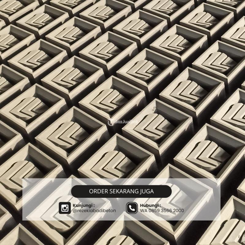 Roster untuk Dinding Motif Daun Beton - Madiun