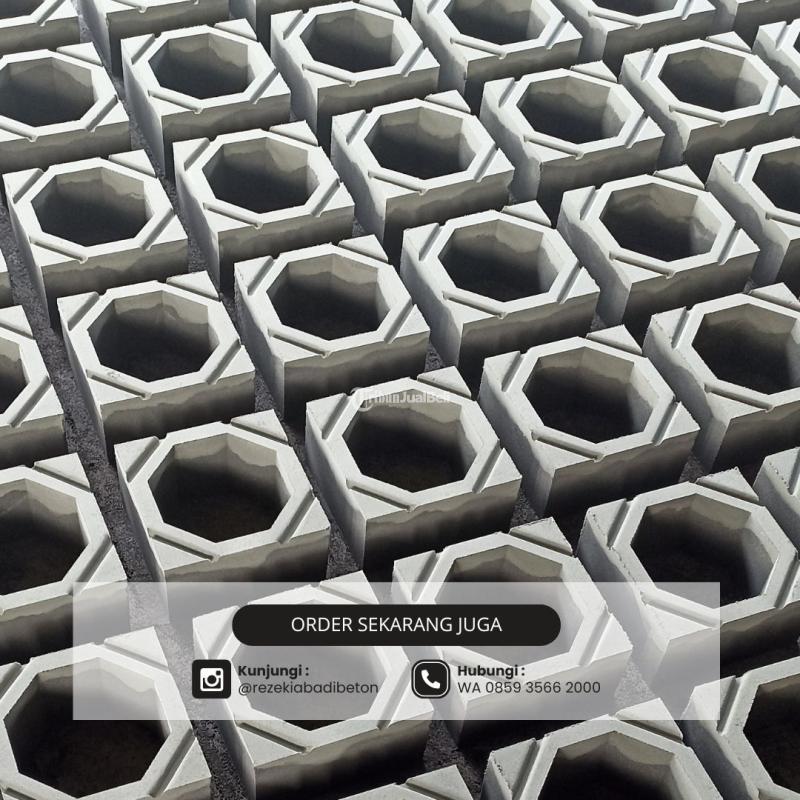 Desain Pagar Roster Beton Rumah Minimalis - Magetan