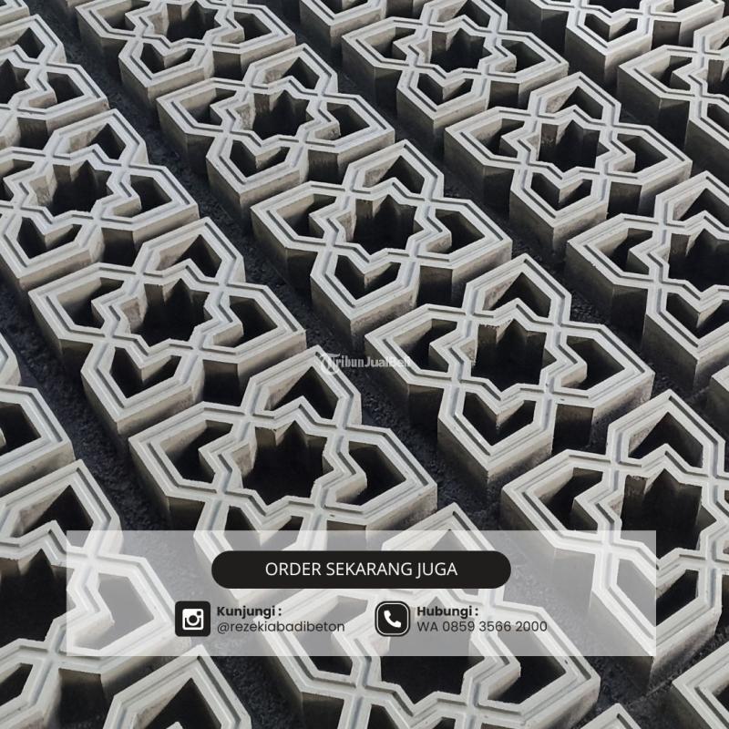 Pagar Roster Beton Modern dan Minimalis - Magetan